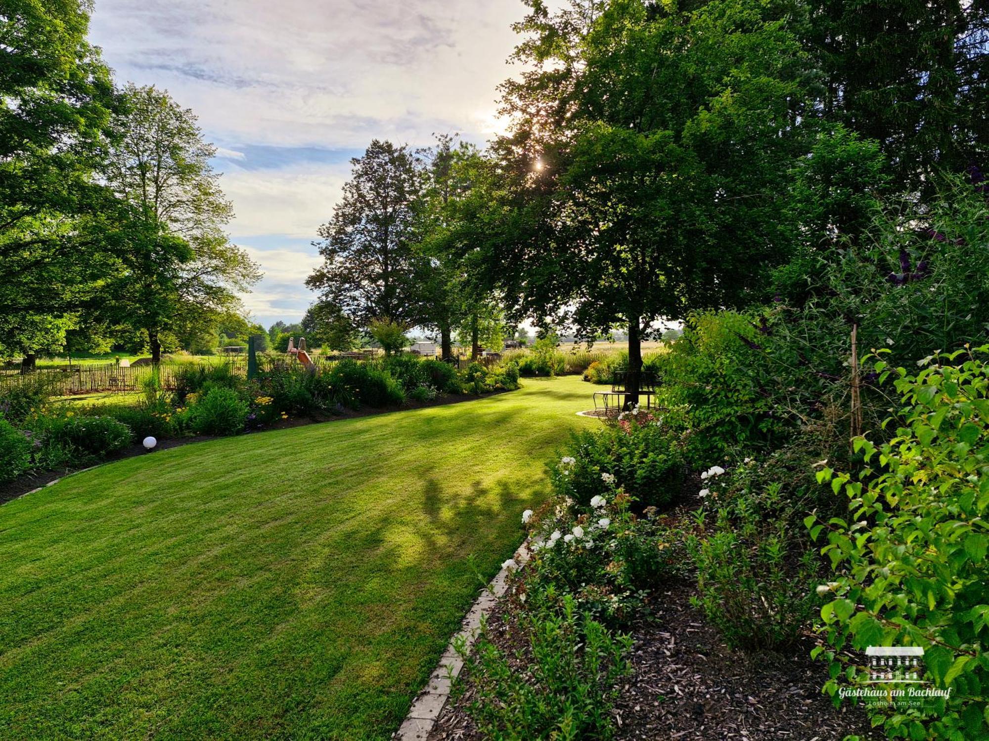 Komfort Ferienwohnungen Mit Wellness-Garten - Gaestehaus Am Bachlauf - Losheim Am See Екстер'єр фото